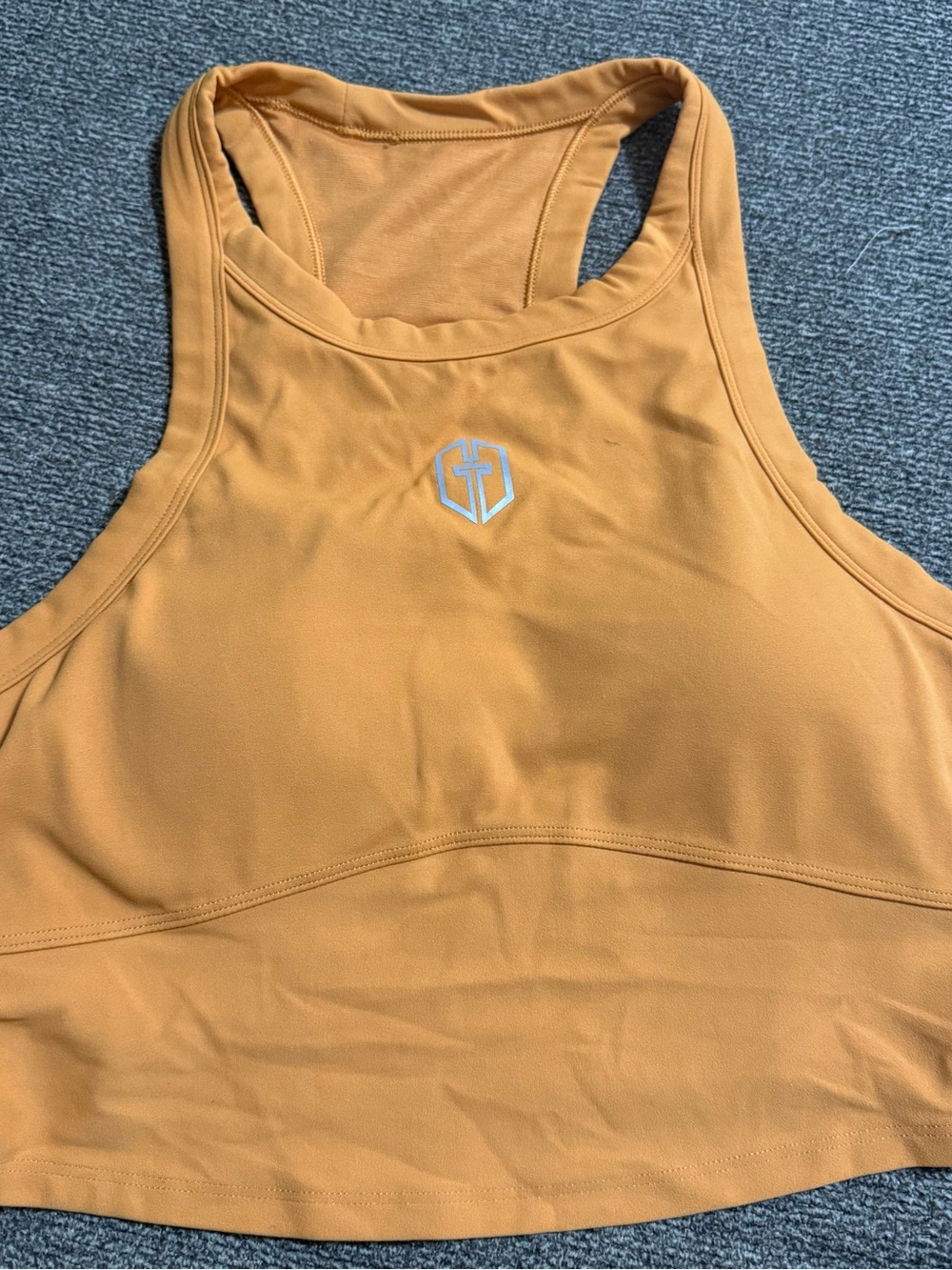 Herculus Mustard Racerback Sports Bra